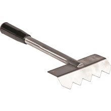 Base 700 lavasteengrill schraper geribd